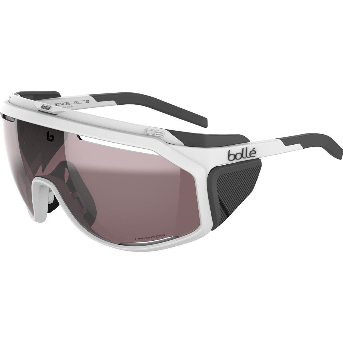 CHRONOSHIELD, MT White Matte-Phantom Black Gun Photochromic, hi-res image number null